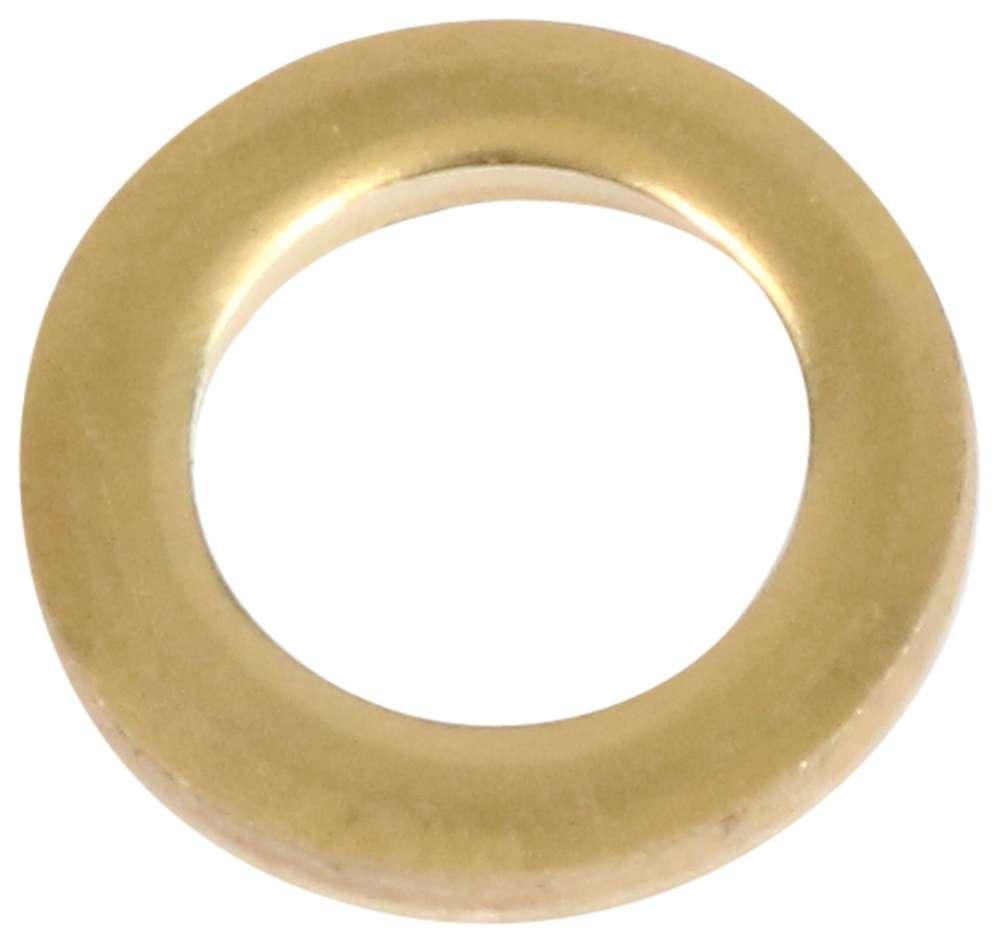 Dørringe 18x10x3 mm 10 stk i stål – elforzinketgul