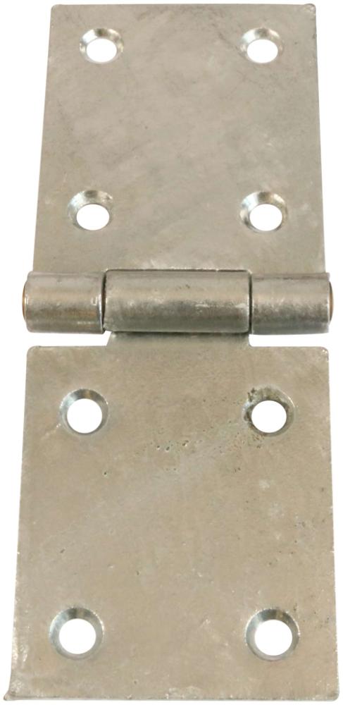Bladhængsel 65×165 mm med skarpe hjørner – varmforzinket