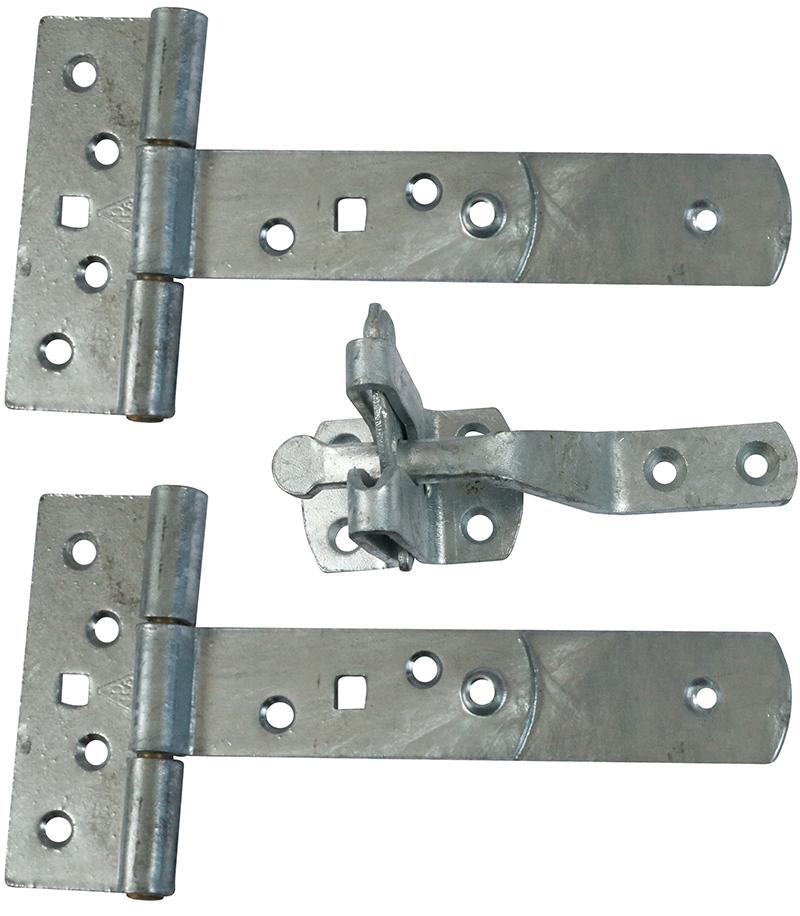 Beslagsæt til havelåge 155mm varmforzinket