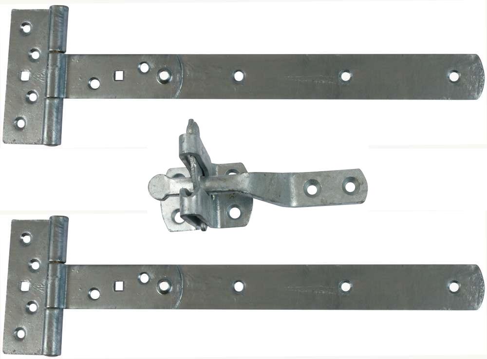 Beslagsæt til havelåge 305mm varmforzinket
