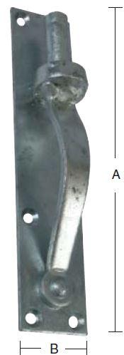 Pladestabel 13 mm tap – varmforzinket