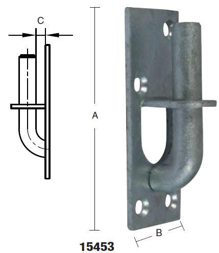 Pladestabel 12,5 mm tap – varmforzinket
