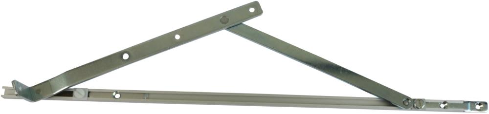 Topstyret vinduesbeslag med dobbelt friktion