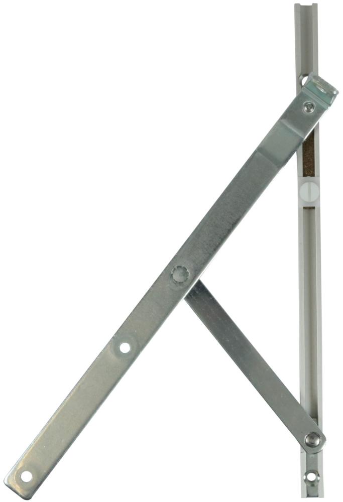 Topstyret vinduesbeslag med friktion – længde 250 mm