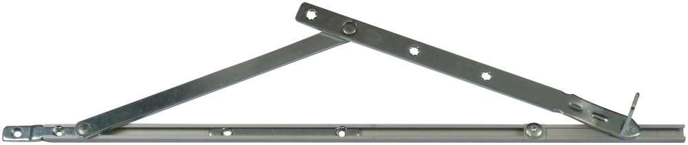 Topstyret vinduesbeslag med friktion – længde 483 mm