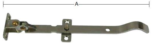 Udskyder / vinduesholder 310 mm – elforzinket blå