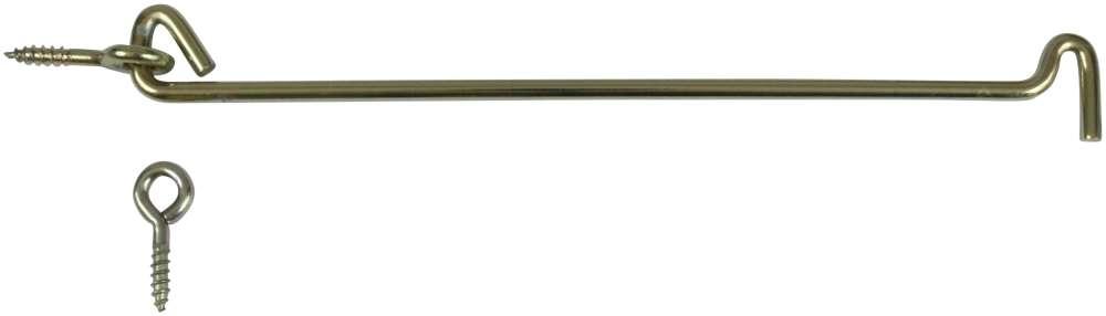 Raslefri stormkrog 260mm med øsken – elforzinket gul