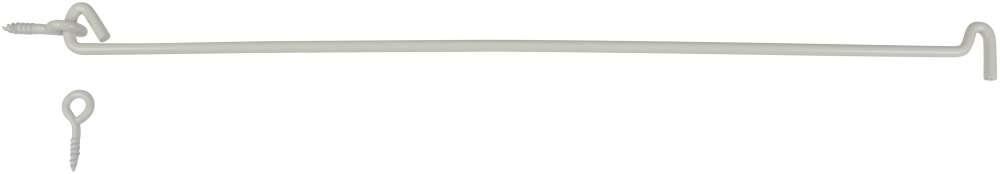 Raslefri stormkrog 470 mm med øsken – hvid