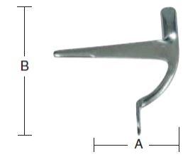 Stjerthage 2 stk. – hvid