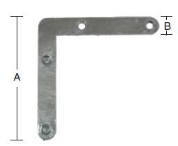 Hjørnebånd 110 mm – varmforzinket