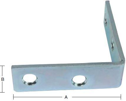 Vinkeljern 50 mm 2 stk – hvid