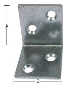 Vinkeljern 45 mm – varmforzinket