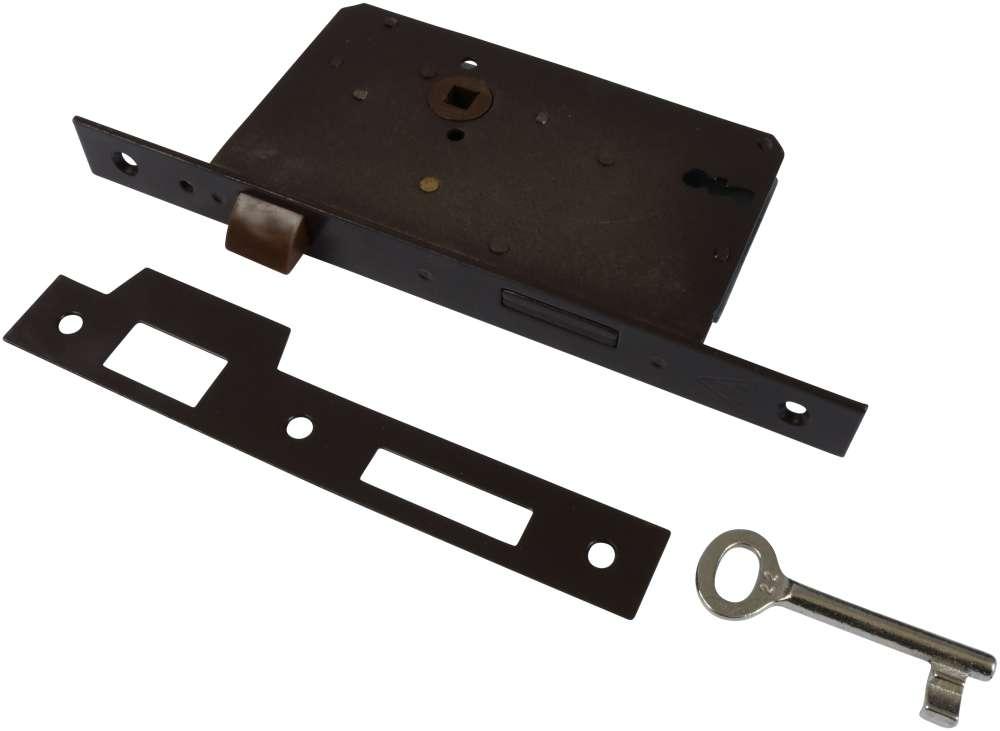 Danzigerlås til indvendige døre – til venstre dør – brun