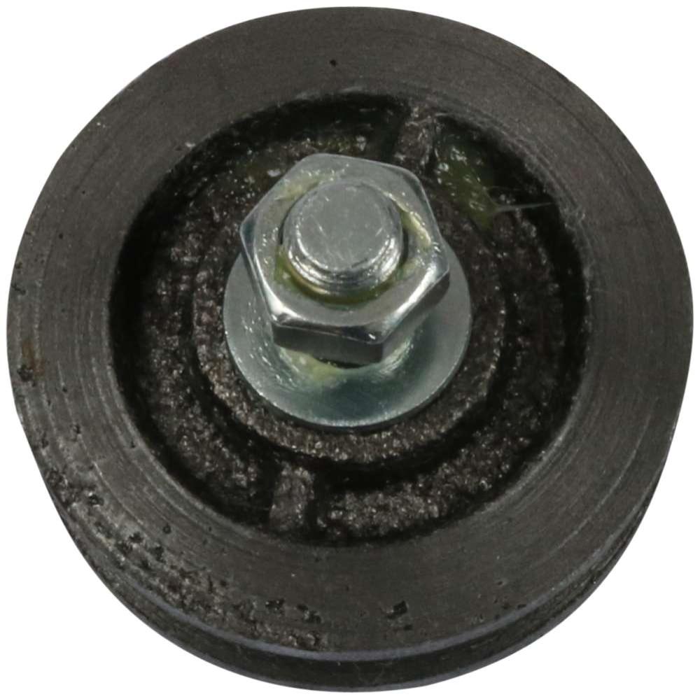 Skydedørsrulle 50 mm – blank/ubehandlet