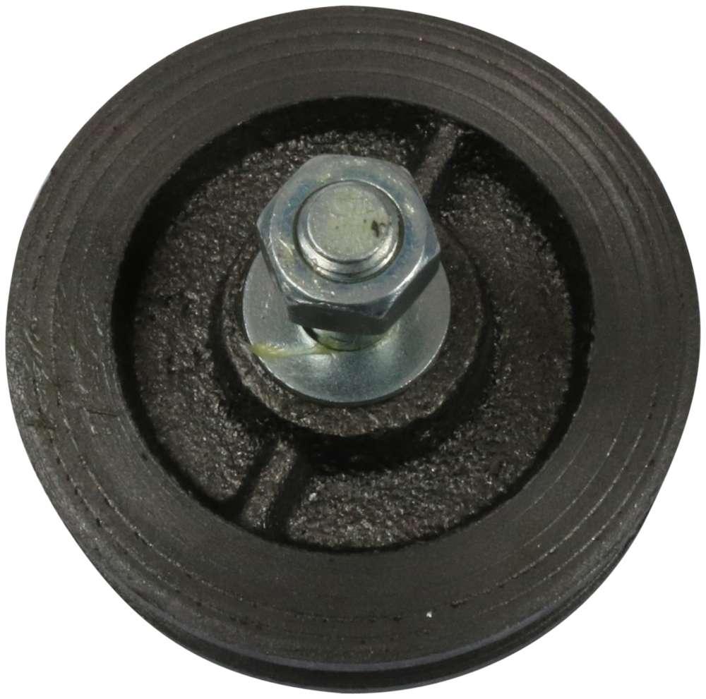 Skydedørsrulle 60 mm – blank/ubehandlet