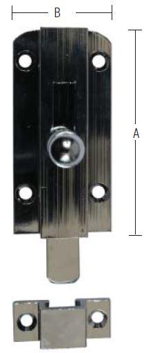 Messing skudrigle 50 mm i messing – blank/ubehandlet