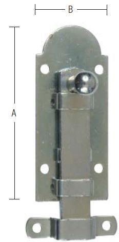 Skudrigle 105 mm – elforzinket blå