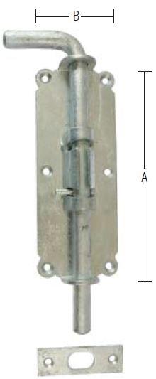 Skudrigle 450 mm rigle – varmforzinket