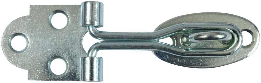 Overfald 80 mm med skruer – elforzinket blå