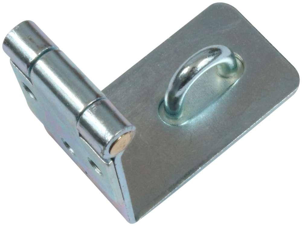 Overfald-vinkelbukket med skruer – elforzinket blå