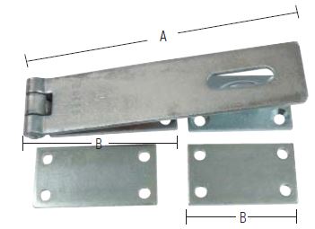 Hærdet overfald 205x50x6 mm – elforzinket
