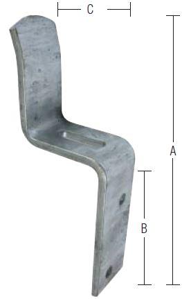 Bomholder i varmforzinket stål