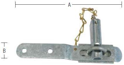 Portoverfald 170 mm – varmforzinket