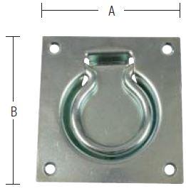 Lemmehank 85 mm – elforzinket blå