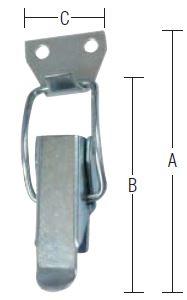 Kasselukketøj med skruer – elforzinket blå