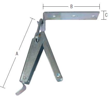 Kasselukketøj med skruer – elforzinket blå