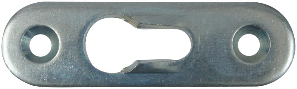 Hægtebeslag 62 mm 4 stk. med skruer – elforzinket blå