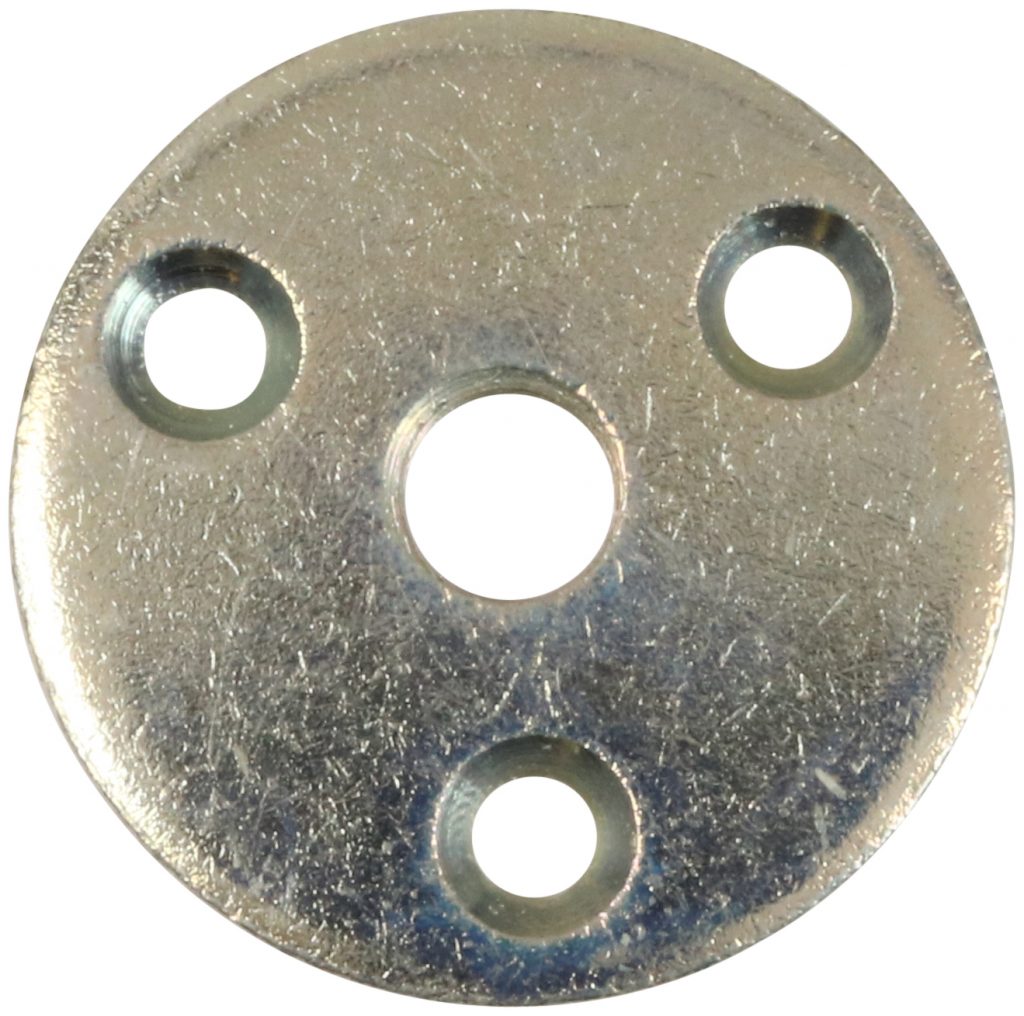 Rundeller 40x5xM10 gevind – elforzinket