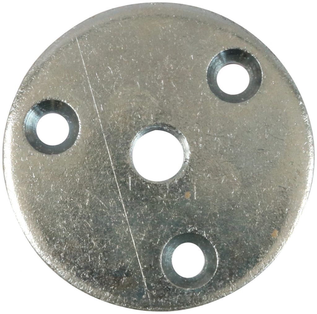 Rundeller 50x5xM10 gevind – elforzinket