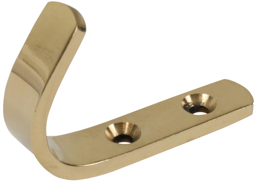 Frakkekrog i messing – poleret