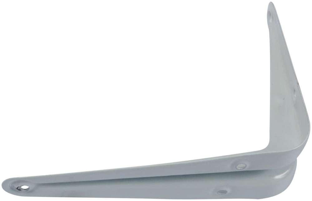 Oppresset hyldeknægt 75×100 mm – lakeret hvid