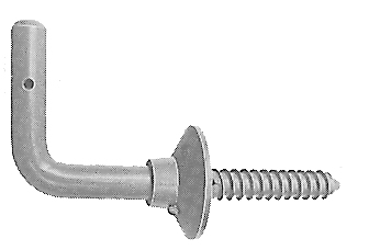 Gelænderholder * – lakeret brun