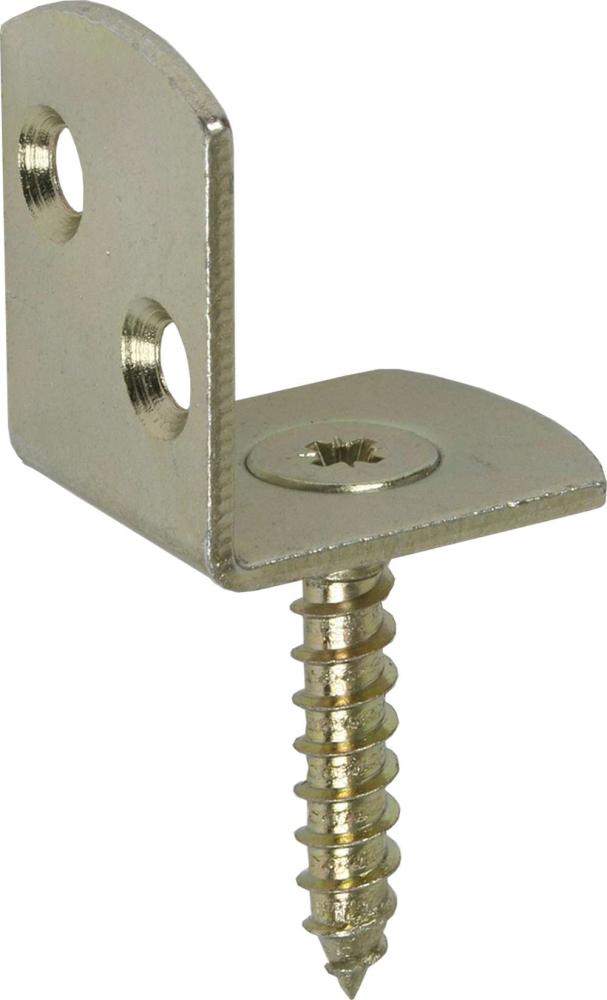 Stakit holder 4 stk. til læhegn – elforzinket gul