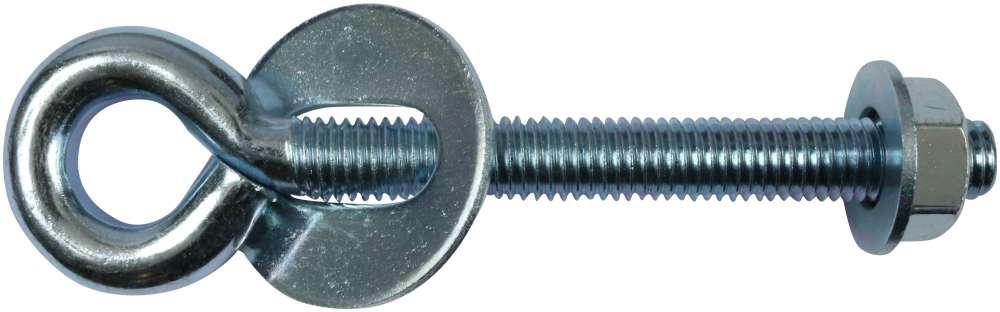 Øjebolt 115 mm – elforzinket blå