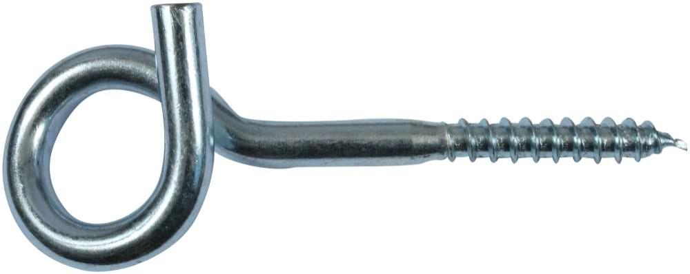 Tøjsnorkrog 120 mm – elforzinket blå