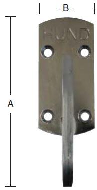 Hundekrog i rustfri stål