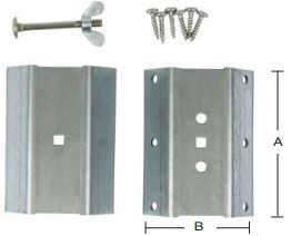 Højbedsbeslag til 1 ramme