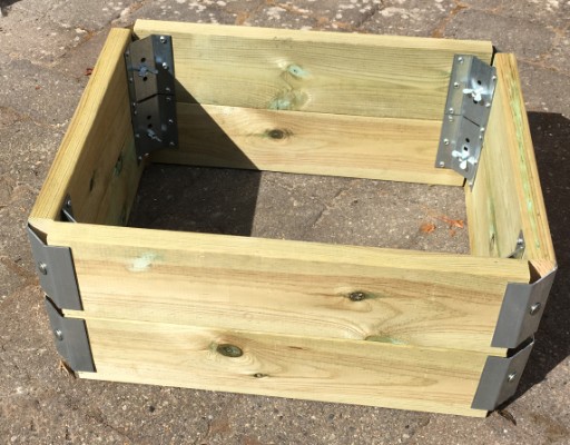 Højbedsbeslag til 1 ramme