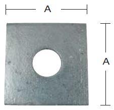 Spændeskive 50x4x14 mm 2 stk. – varmforzinket