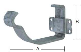 Rendejern 150 mm konsol –  varmforzinket