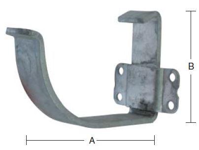 Rendejern 11″ konsol – varmforzinket