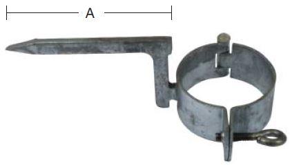 Hængselstift 87 mm mur – varmforzinket