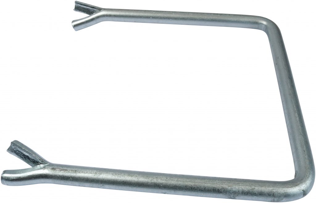Stigetrin 300×300 mm til indmuring – varmforzinket