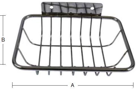 Sæbekurv – forcromet