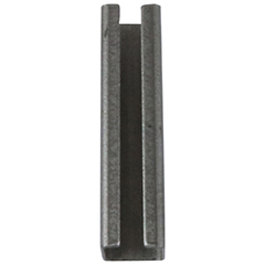 Dørkrog 65 mm med øsken – elforzinket blå