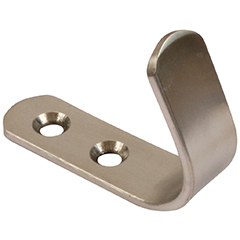 Skabshængsel 50 mm-17/20 – udenpåliggende låger med skarpe hjørner, venstrehængt – grå